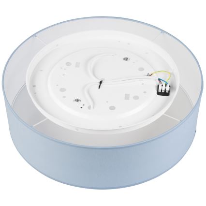 Plafonjera SIRJA PASTEL 2xE27/60W/230V pr. 45 cm plava