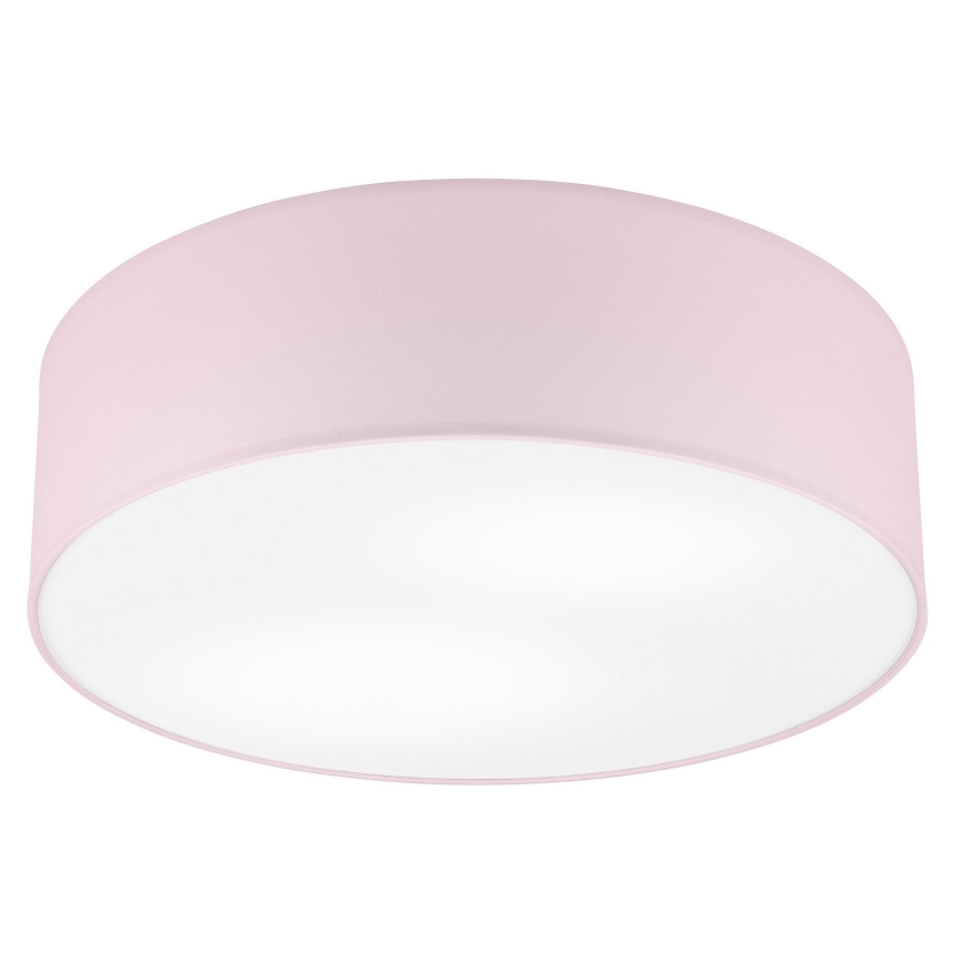 Plafonjera SIRJA PASTEL 2xE27/60W/230V pr. 45 cm roze