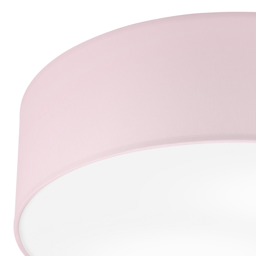Plafonjera SIRJA PASTEL 2xE27/60W/230V pr. 45 cm roze