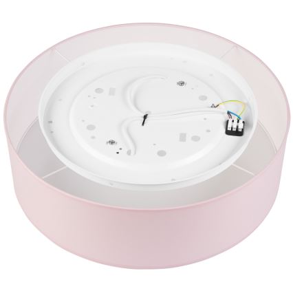 Plafonjera SIRJA PASTEL 2xE27/60W/230V pr. 45 cm roze