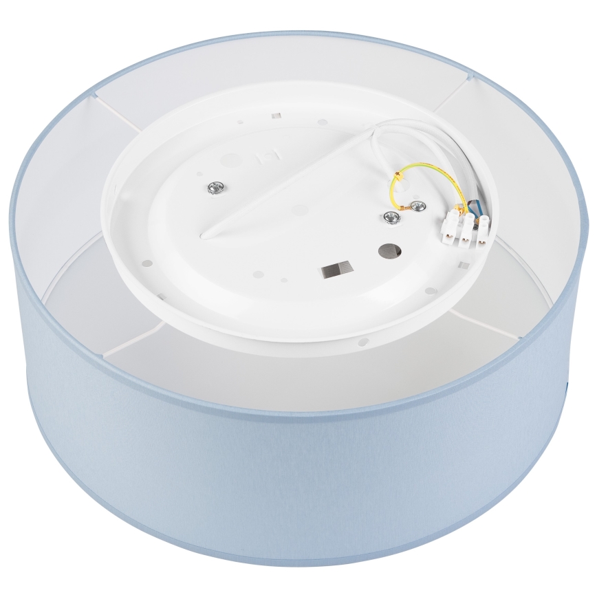 Plafonjera SIRJA PASTEL DOUBLE 2xE27/15W/230V pr. 35 cm plava