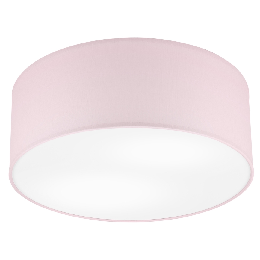 Plafonjera SIRJA PASTEL DOUBLE 2xE27/15W/230V pr. 35 cm roze