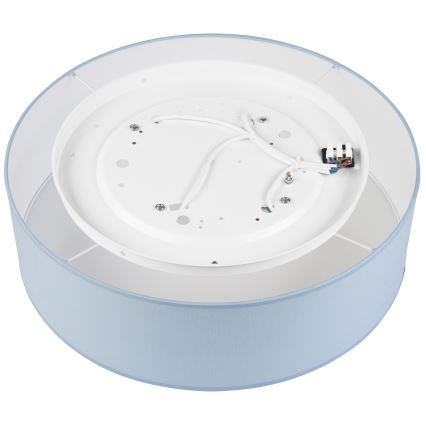 Plafonjera SIRJA PASTEL DOUBLE 4xE27/15W/230V pr. 45 cm plava
