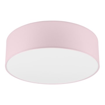 Plafonjera SIRJA PASTEL DOUBLE 4xE27/15W/230V pr. 45 cm roze