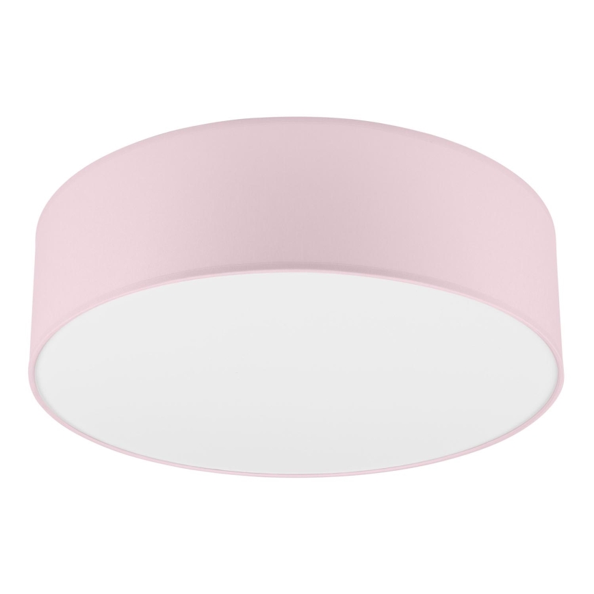 Plafonjera SIRJA PASTEL DOUBLE 4xE27/15W/230V pr. 45 cm roze