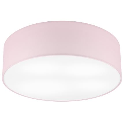 Plafonjera SIRJA PASTEL DOUBLE 4xE27/15W/230V pr. 45 cm roze