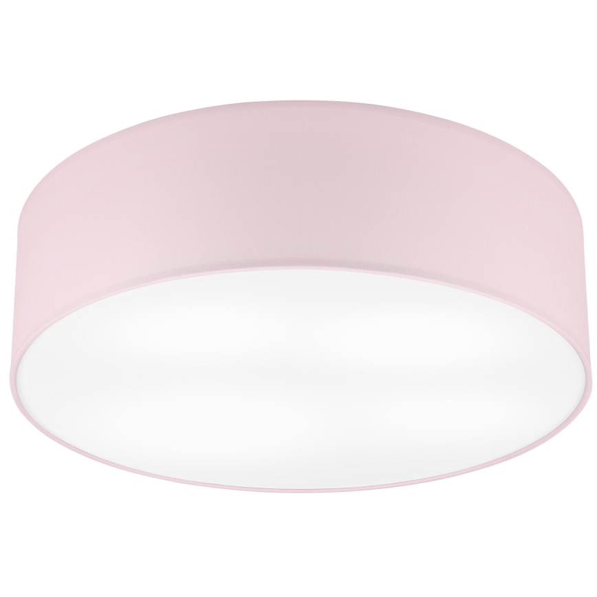 Plafonjera SIRJA PASTEL DOUBLE 4xE27/15W/230V pr. 45 cm roze