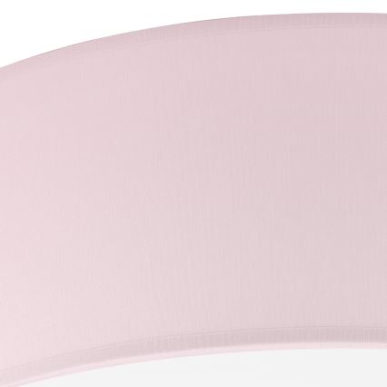 Plafonjera SIRJA PASTEL DOUBLE 4xE27/15W/230V pr. 45 cm roze