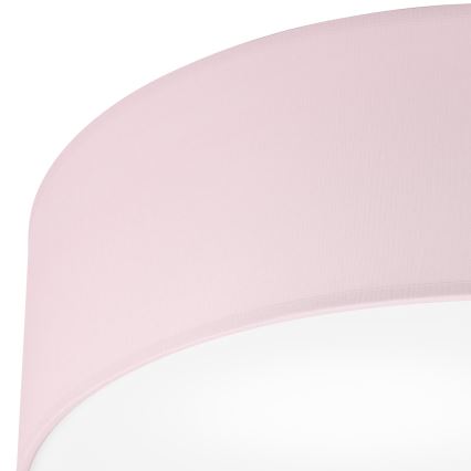 Plafonjera SIRJA PASTEL DOUBLE 4xE27/15W/230V pr. 45 cm roze