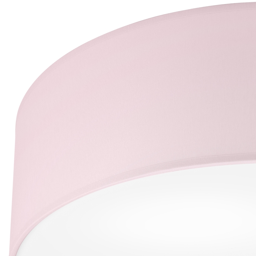 Plafonjera SIRJA PASTEL DOUBLE 4xE27/15W/230V pr. 45 cm roze