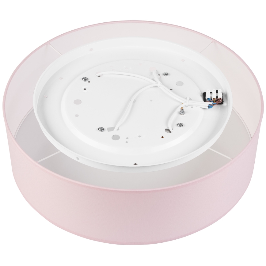 Plafonjera SIRJA PASTEL DOUBLE 4xE27/15W/230V pr. 45 cm roze