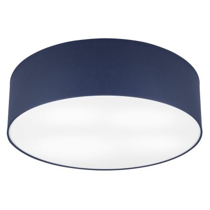 Plafonjera SIRJA PASTEL DOUBLE 4xE27/15W/230V pr. 45 cm tamno plavi