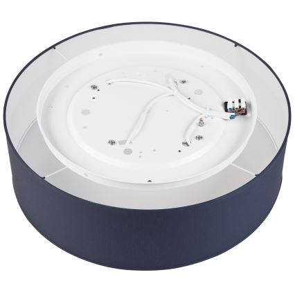 Plafonjera SIRJA PASTEL DOUBLE 4xE27/15W/230V pr. 45 cm tamno plavi