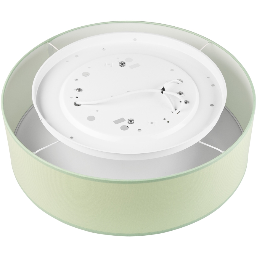 Plafonjera SIRJA PASTEL DOUBLE 4xE27/15W/230V pr. 45 cm zelena