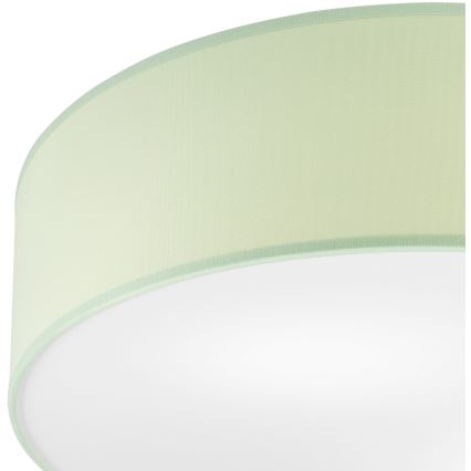 Plafonjera SIRJA PASTEL DOUBLE 4xE27/15W/230V pr. 45 cm zelena