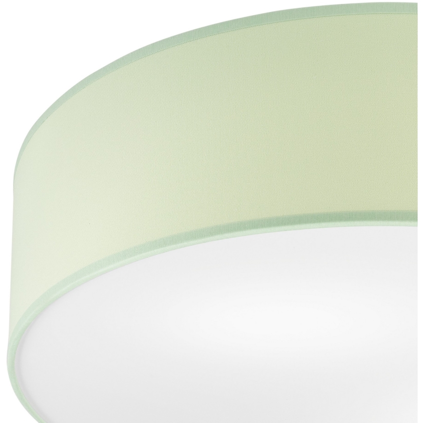 Plafonjera SIRJA PASTEL DOUBLE 4xE27/15W/230V pr. 45 cm zelena