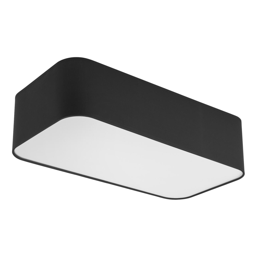 Plafonjera SIRJA SQUARE 2xE27/15W/230V crni