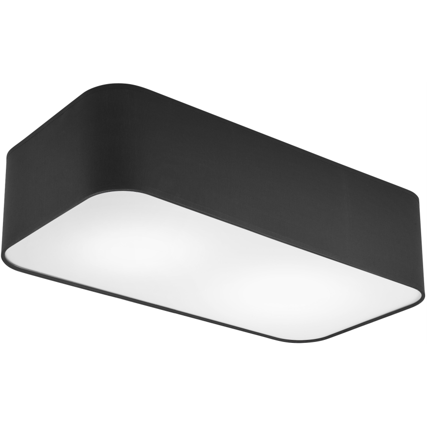 Plafonjera SIRJA SQUARE 2xE27/15W/230V crni
