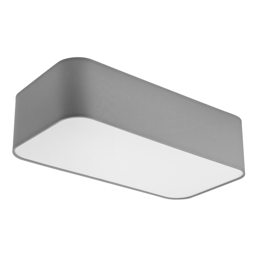 Plafonjera SIRJA SQUARE 2xE27/15W/230V siv
