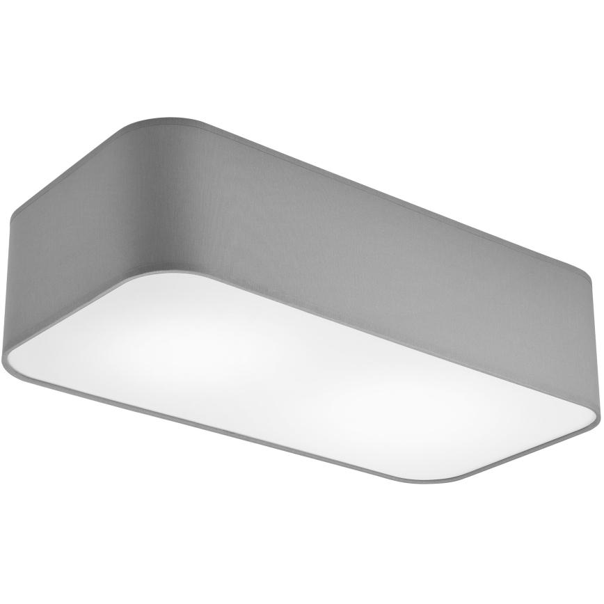 Plafonjera SIRJA SQUARE 2xE27/15W/230V siv
