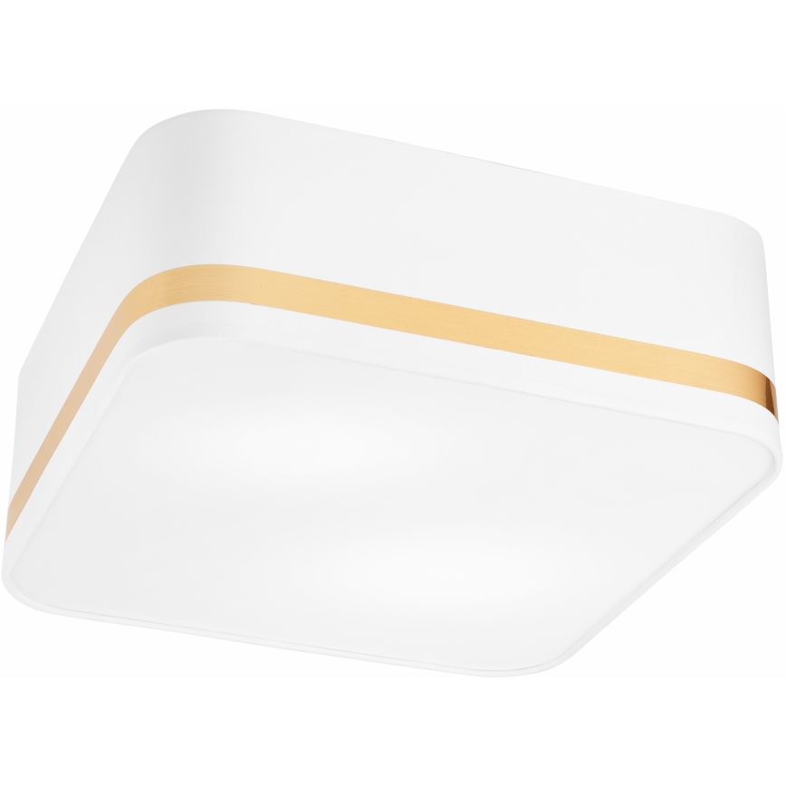 Plafonjera SIRJA SQUARE 2xE27/60W/230V 35x35 cm bela