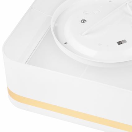Plafonjera SIRJA SQUARE 2xE27/60W/230V 35x35 cm bela