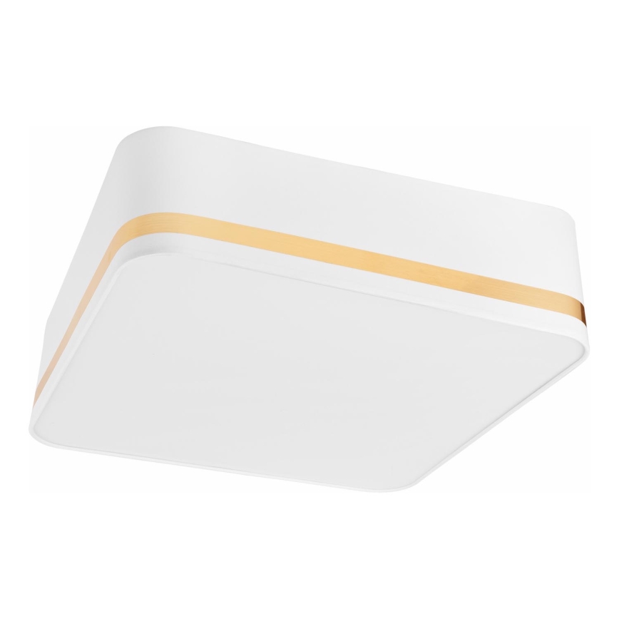 Plafonjera SIRJA SQUARE 4xE27/60W/230V 45x45 cm bela