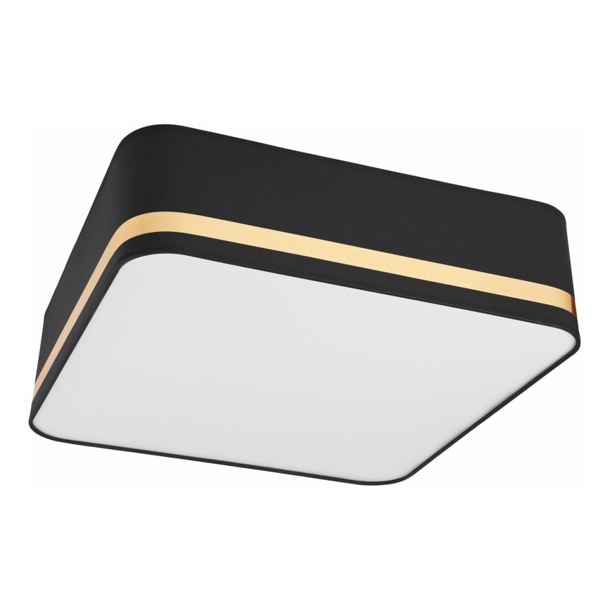 Plafonjera SIRJA SQUARE 4xE27/60W/230V 45x45 cm crni
