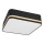 Plafonjera SIRJA SQUARE 4xE27/60W/230V 45x45 cm crni
