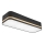 Plafonjera SIRJA SQUARE STRIPE 3xE27/15W/230V crni/zl.
