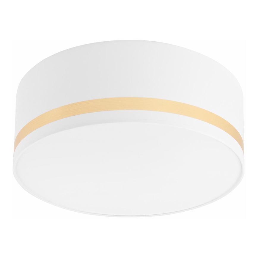 Plafonjera SIRJA STRIPE 2xE27/15W/230V pr. 35 cm bela