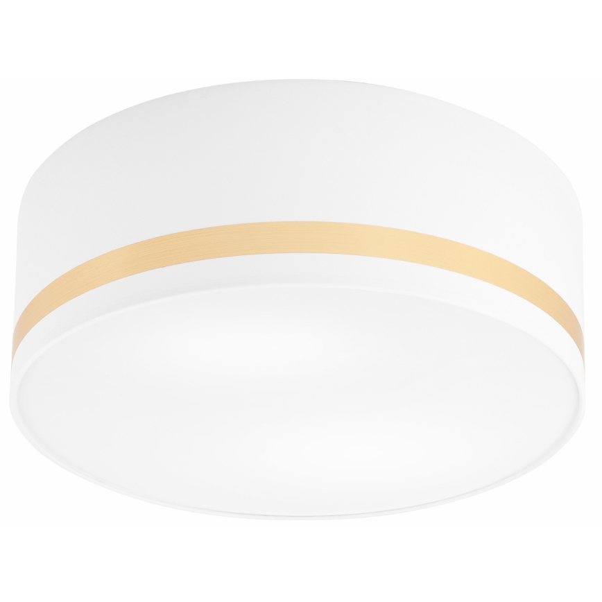 Plafonjera SIRJA STRIPE 2xE27/15W/230V pr. 35 cm bela