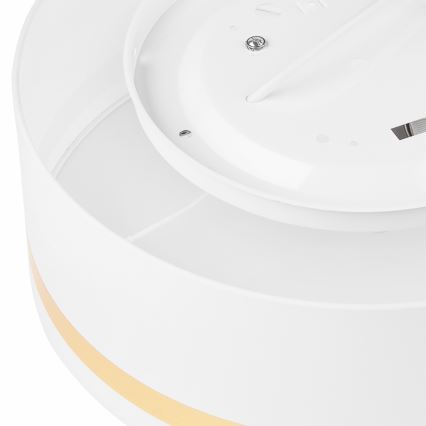 Plafonjera SIRJA STRIPE 2xE27/15W/230V pr. 35 cm bela