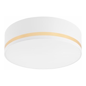 Plafonjera SIRJA STRIPE 4xE27/15W/230V pr. 45 cm bela