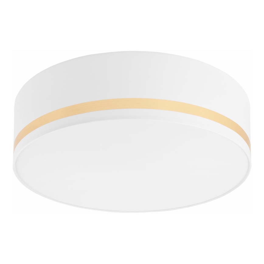 Plafonjera SIRJA STRIPE 4xE27/15W/230V pr. 45 cm bela
