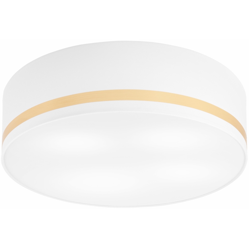 Plafonjera SIRJA STRIPE 4xE27/15W/230V pr. 45 cm bela