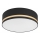 Plafonjera SIRJA STRIPE 4xE27/15W/230V pr. 45 cm crni