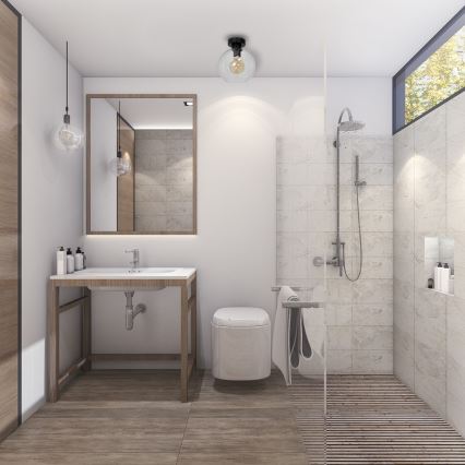 Plafonjera SOFIA 1xE27/60W/230V prozirna