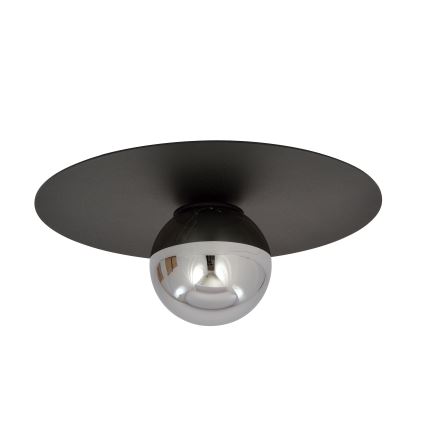 Plafonjera SOLAR 1xE14/10W/230V crni/siv