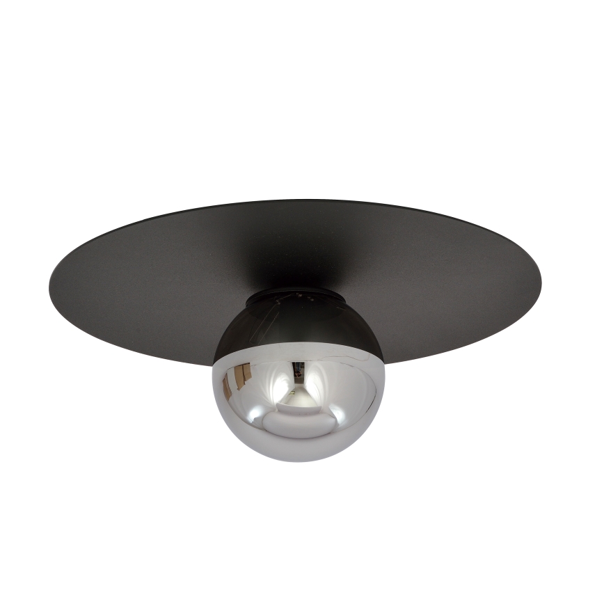 Plafonjera SOLAR 1xE14/10W/230V crni/siv