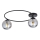 Plafonjera SOPRA 2xE14/10W/230V crni