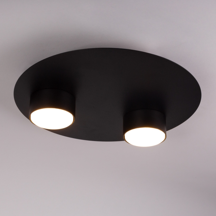 Plafonjera STAR 2xGX53/12W/230V crni