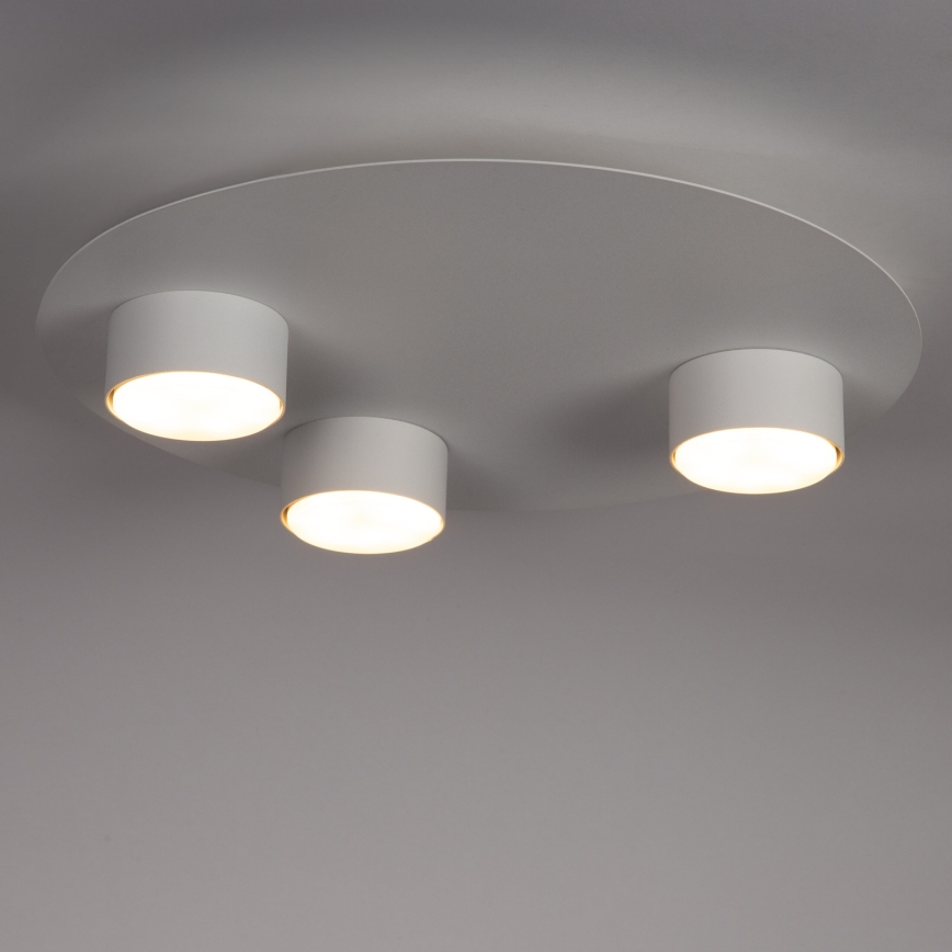 Plafonjera STAR 3xGX53/12W/230V bela