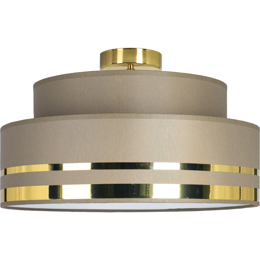 Plafonjera TAMI 1xE27/60W/230V braon/zl.