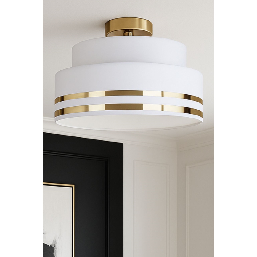 Plafonjera TAMI 1xE27/60W/230V krem/zl.
