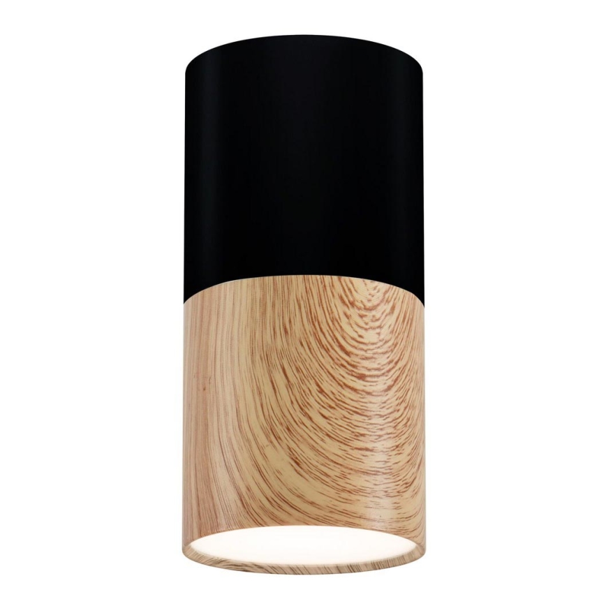 Plafonjera TUBA 1xGU10/50W/230V crni