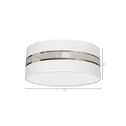Plafonjera ULTIMO 2xE27/60W/230V bela