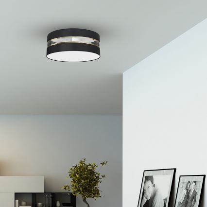 Plafonjera ULTIMO 3xE27/60W/230V crni