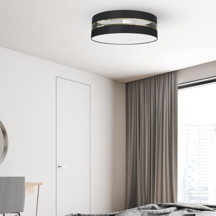 Plafonjera ULTIMO 3xE27/60W/230V crni
