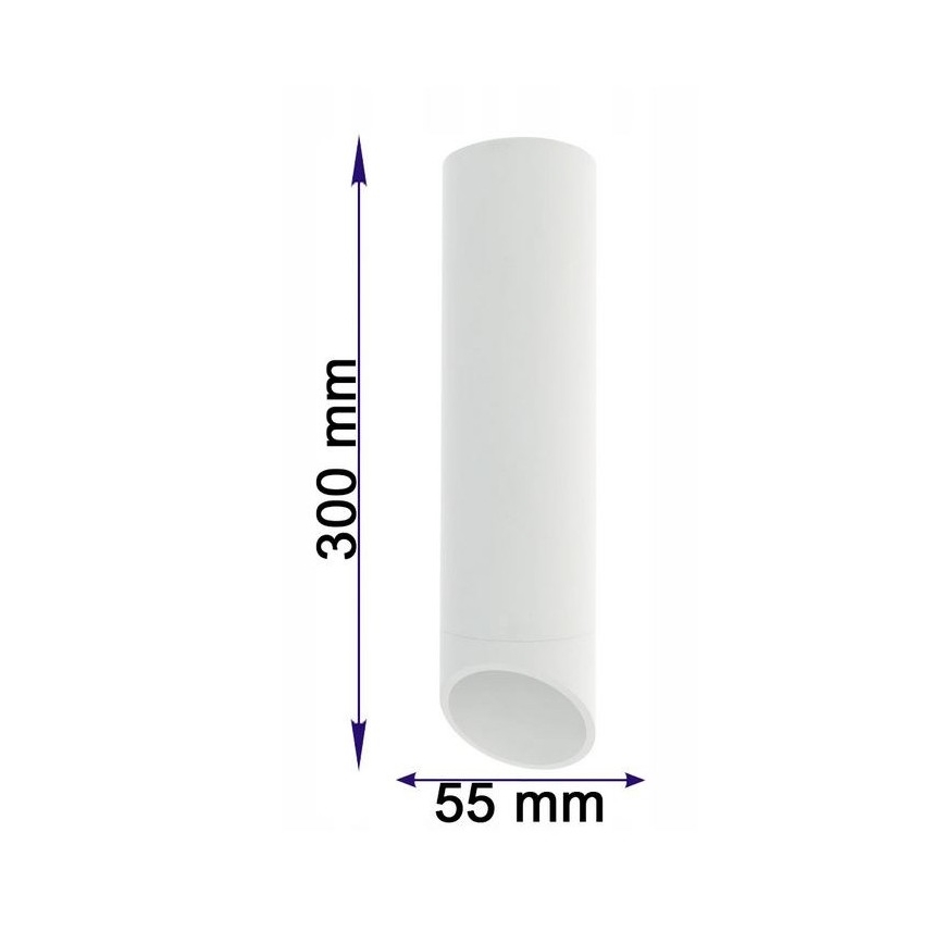 Plafonjera VALDA 1xGU10/60W/230V bela